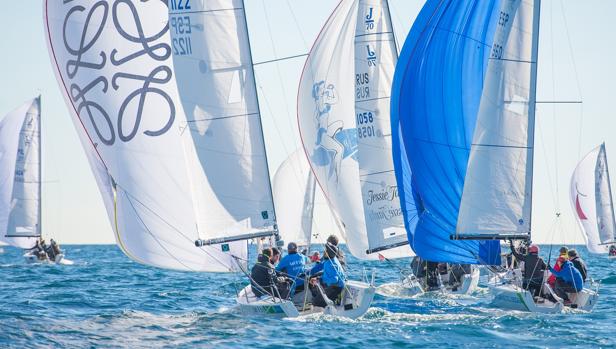 «Bribón» y «Cyprus», líderes de las Winter Series J80 de Barcelona