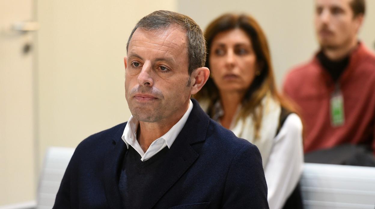 Sandro Rosell en la Audiencia Nacional hoy