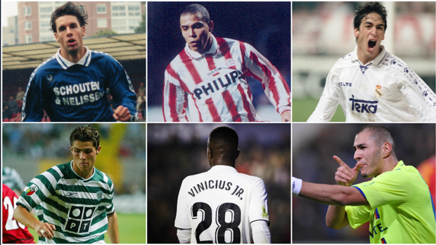 Así eran los últimos grandes goleadores del Real Madrid a la edad de Vinicius