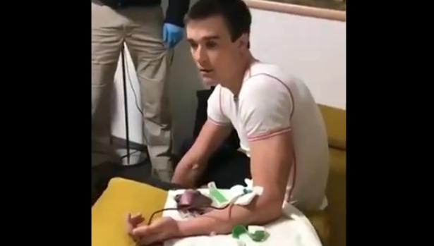 Max Hauke, el esquiador tramposo pillado haciéndose una transfusión de sangre