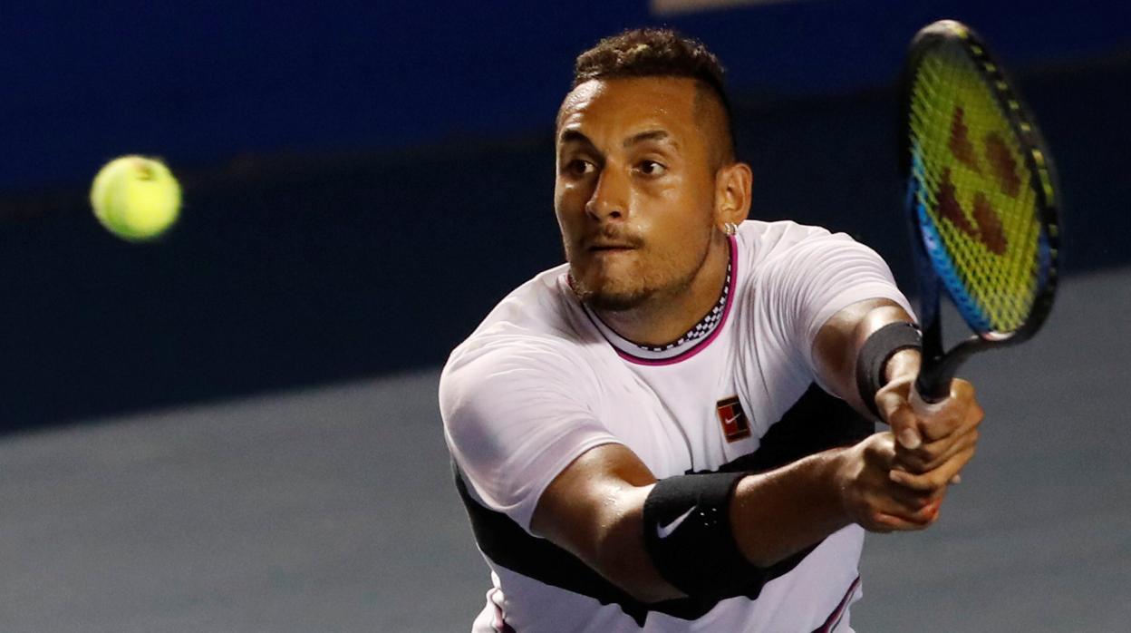 Kyrgios sigue firme en la pista y jugará la final de Acapulco ante Zverev