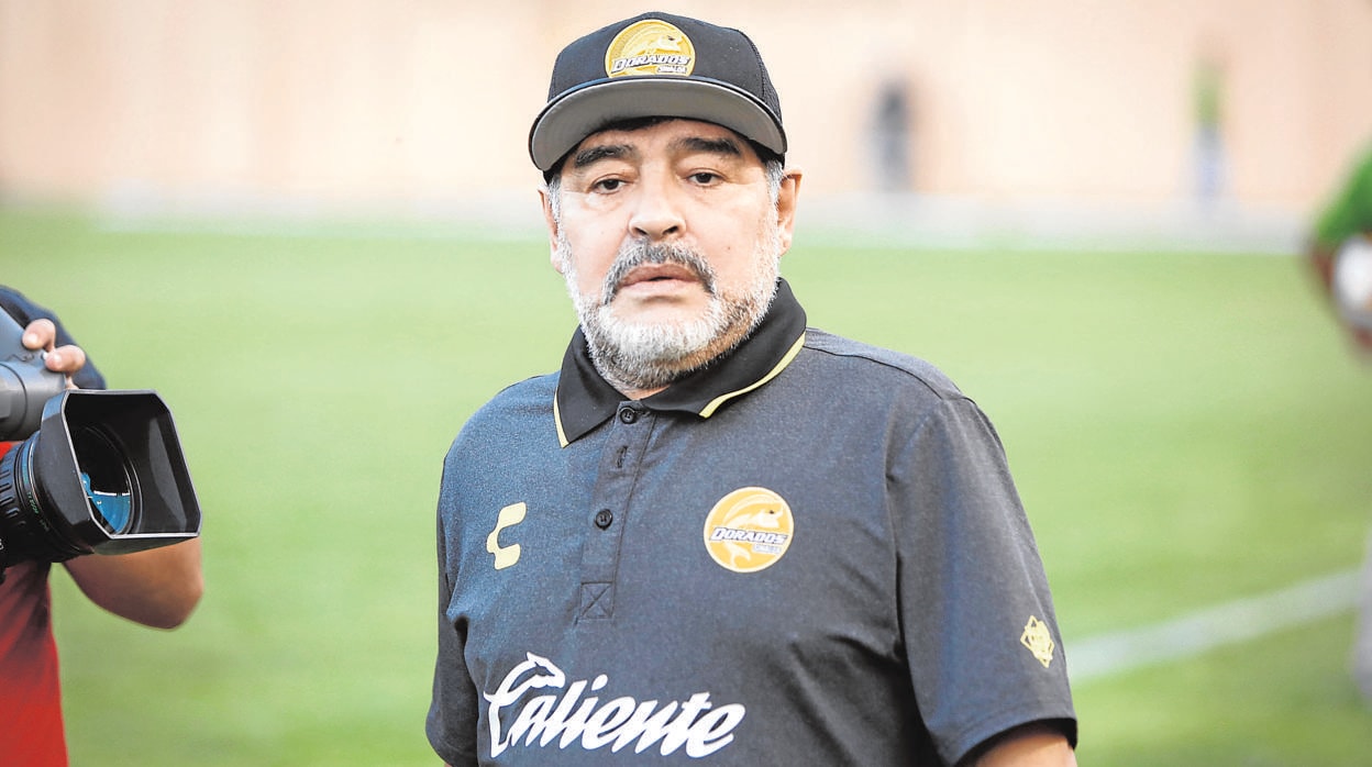 Maradona es ahora técnico de los Dorados de Sinaloa