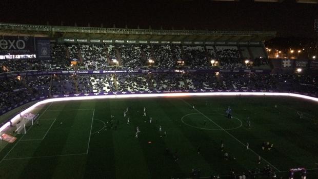 Un apagón en el José Zorrilla mantuvo en el aire el encuentro entre el Valladolid y el Real Madrid