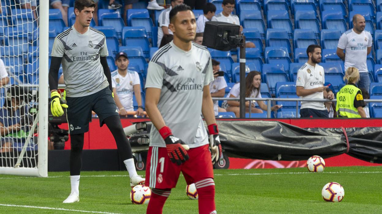 La portería, el primer marrón de Zidane: ¿Keylor o Courtois?