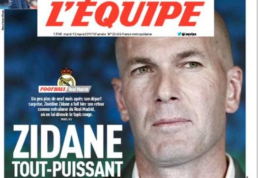 El regreso de Zidane impacta a la prensa internacional: «Mira quién ha vuelto»