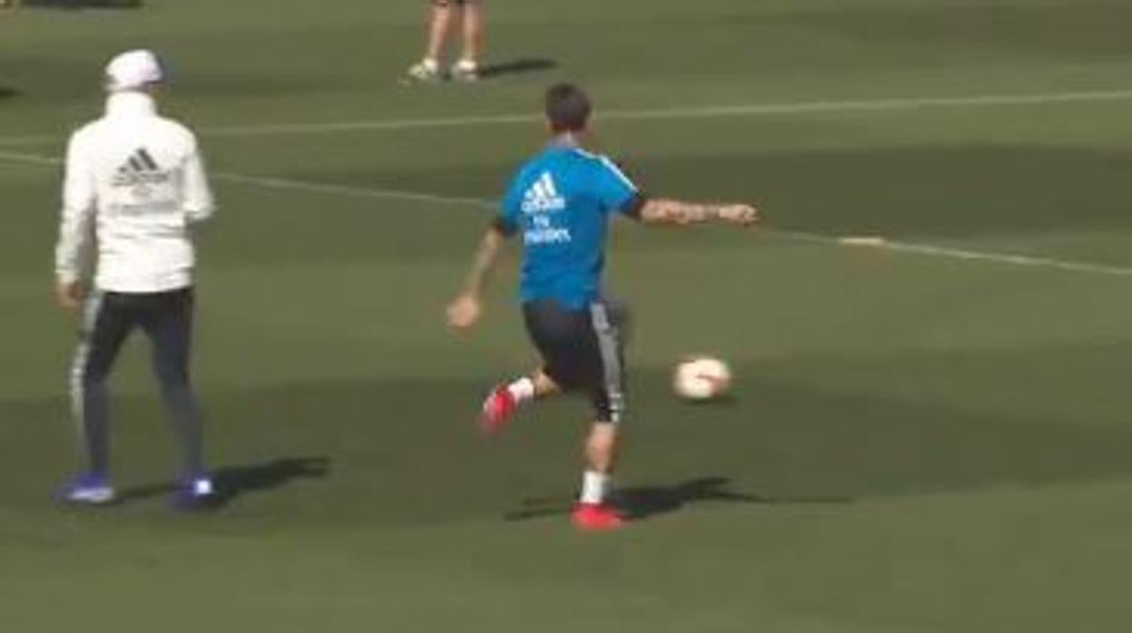 Zidane y Ramos ya «conectan» en los entrenamientos