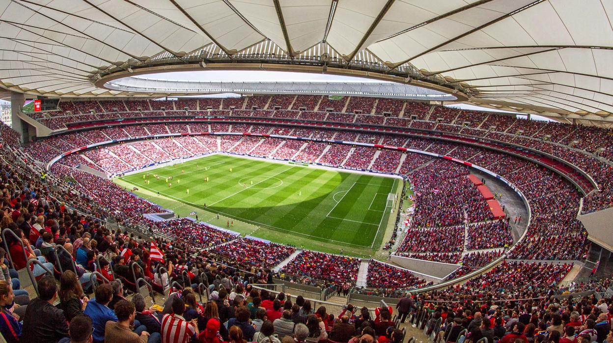 El Wanda Metropolitano reunió a más de 60.000 espectadores para ver el Atlético-Barcelona de la Liga Iberdrola