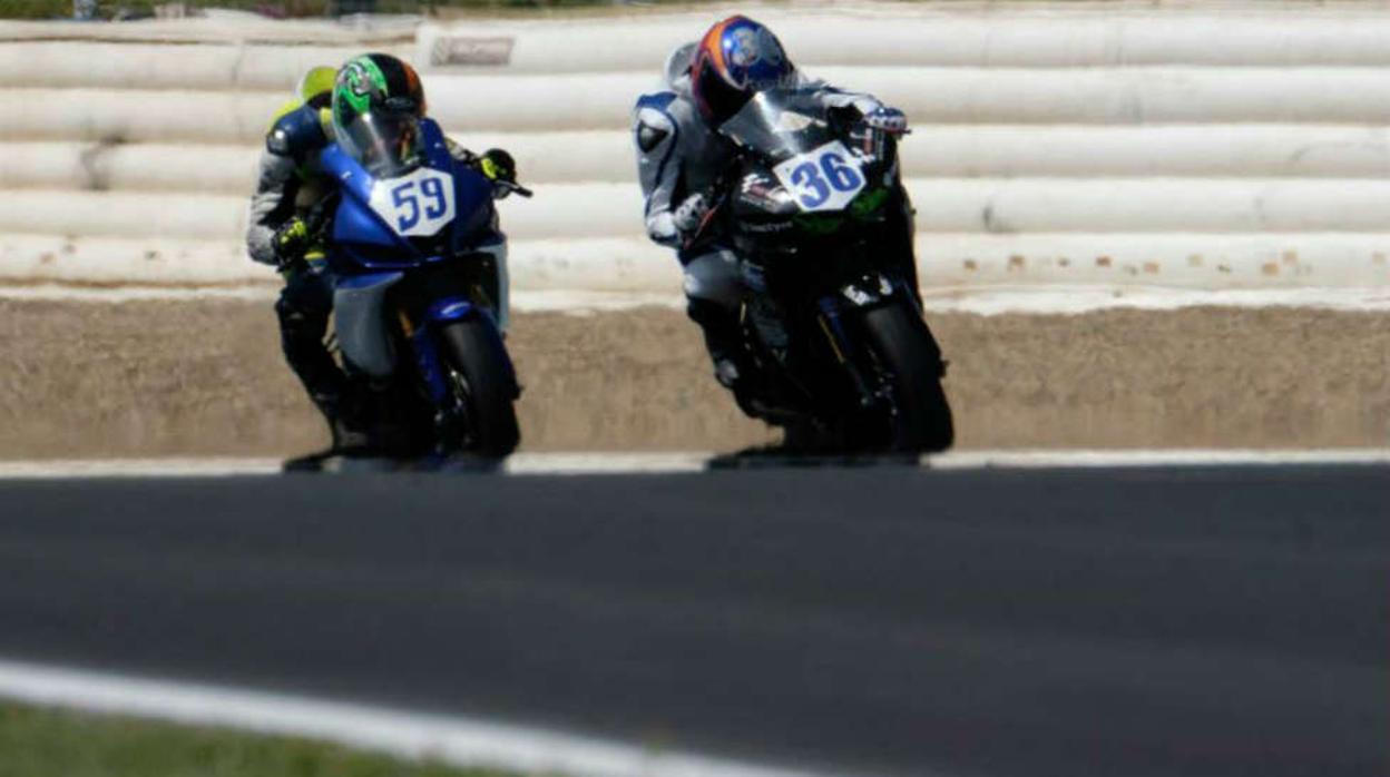 Marcos Garrido (número 36) falleció tras un accidente sufrido en el Circuito de Jerez.