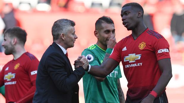 Portazo de Solksjaer al Real Madrid: «Pogba es feliz en el United»