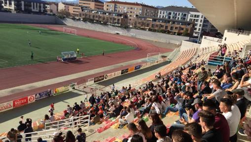 El estadio de El Mazo, la casa del Haro Deportivo