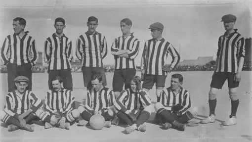 Uno de los primeros equipos de la Real Sociedad