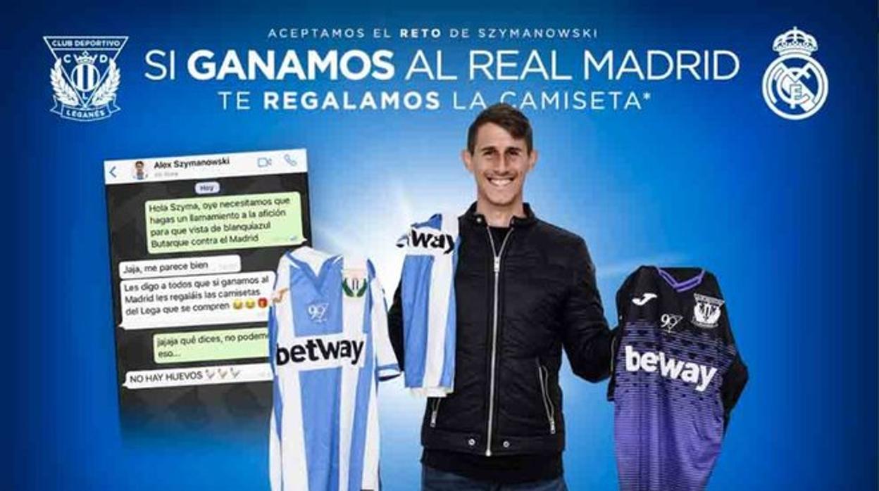 La original campaña del Leganés ante el partido contra el Real Madrid