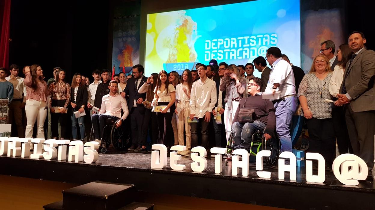 Los deportistas destacados de Cádiz celebran la gala anual de Diputación en Tarifa.