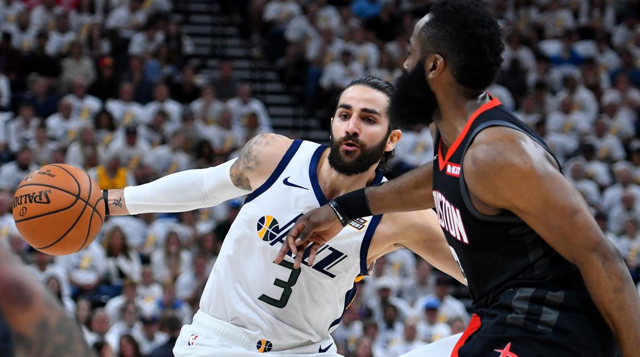 Ricky Rubio, ante Harden