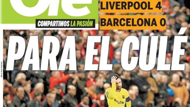 La prensa argentina, muy crítica con el Barcelona y Messi