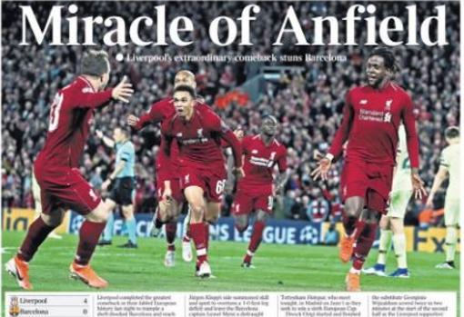 Los «locos rojos» y el «milagro de Anfield»