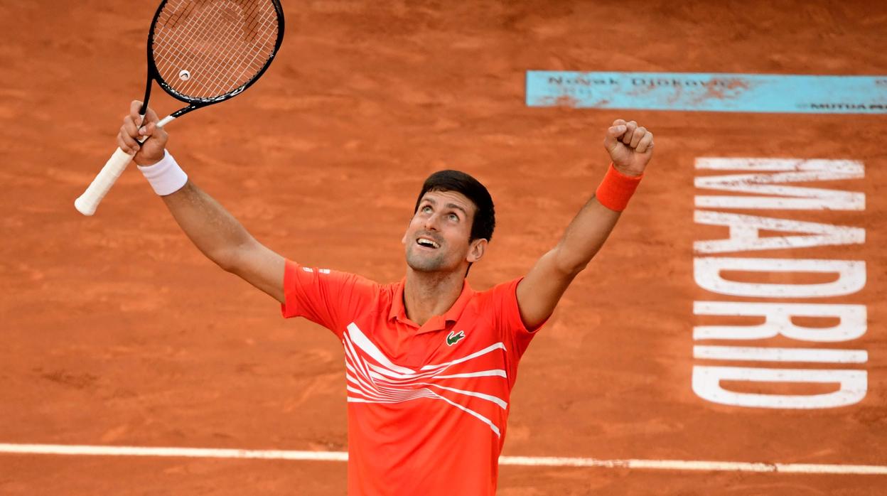Así queda el ranking ATP tras la victoria de Djokovic en el Mutua Madrid Open