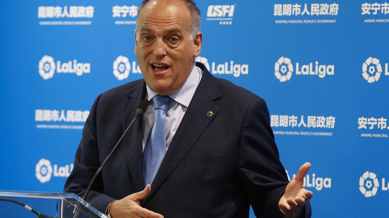 Javier Tebas, presidente de LaLiga