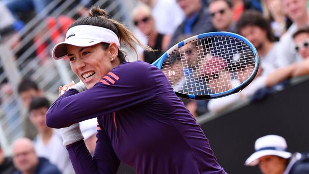 Garbiñe Muguruza se retira por lesión en los octavos de final