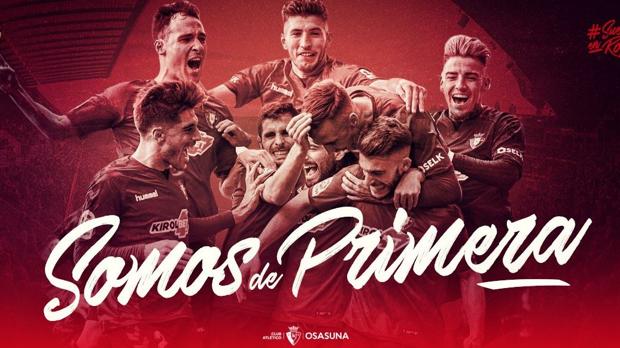 Osasuna entrará en el año de su centenario con el equipo en Primera División