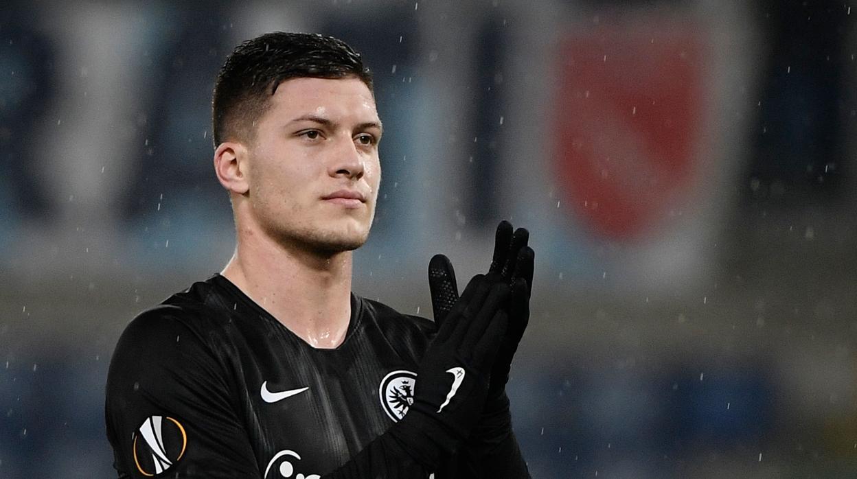 El delantero del Eintracht Frankfurt, Luka Jovic en esta temporada