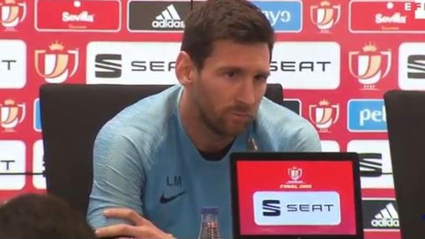 Sigue en vídeo la rueda de prensa de Messi, Piqué y Valverde