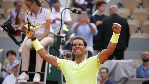 Nadal, chaparrón de tenis antes de Federer