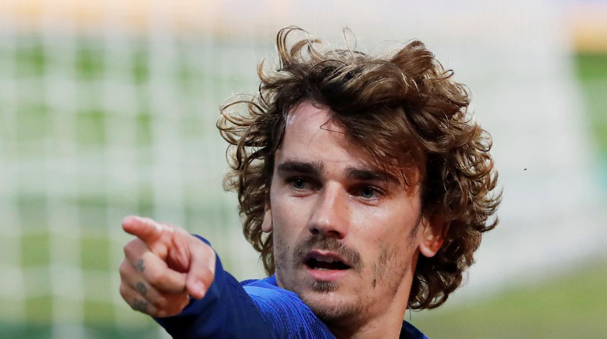 Griezmann en el partido de la selección francesa ante Bolivia