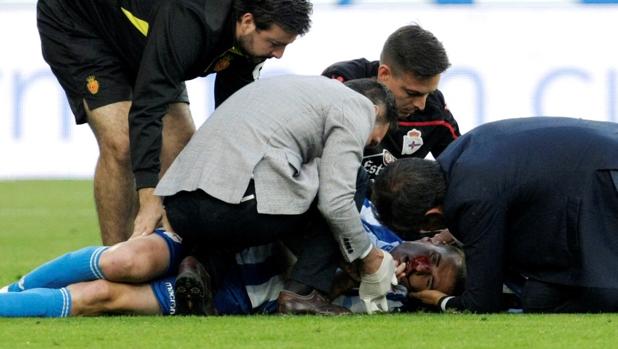 Así fue la escalofriante patada en la boca que mandó al quirófano a Bergantiños