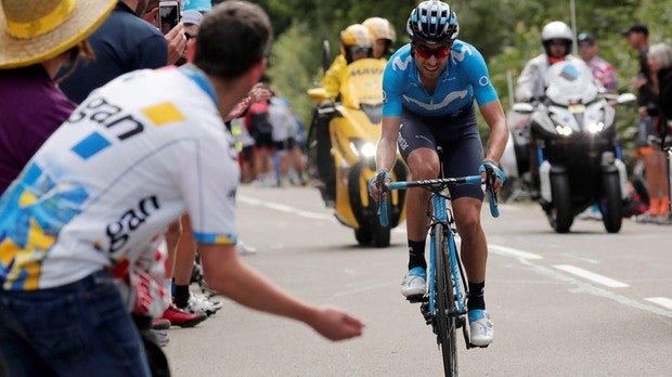 Landa se muestra en el primer día de montaña