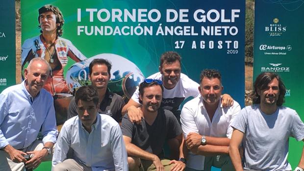 La familia de Ángel Nieto se une en un torneo de golf