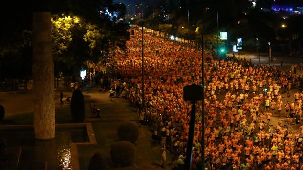 El ritmo de inscripciones de la Carrera Nocturna del Guadalquivir, superior al de otros años