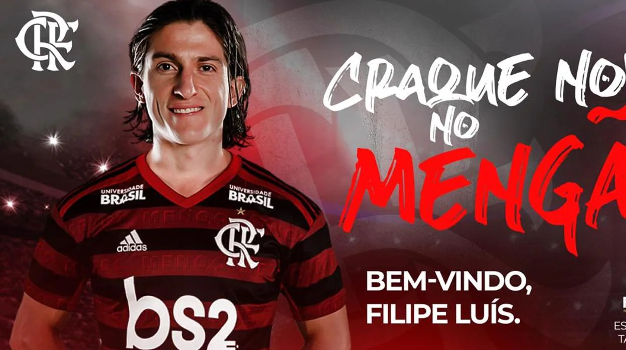 El Flamengo hace oficial el fichaje de Filipe Luis