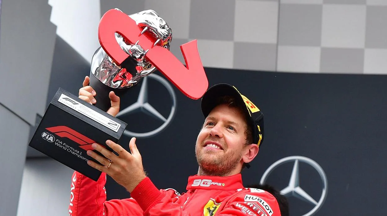 Remontada gigante de Sebastian Vettel: de último a segundo