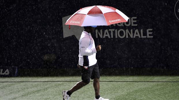 Suspendido el partido en Montreal entre Monfils y Bautista por la lluvia