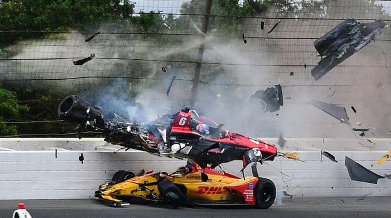 La increíble tenacidad del piloto accidentado Robert Wickens