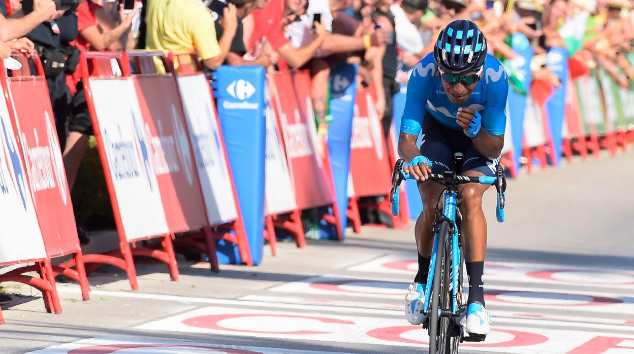 El último servicio de Nairo al Movistar