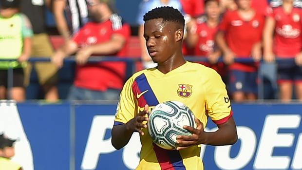 Ansu Fati, el goleador más joven de la historia en el Barça