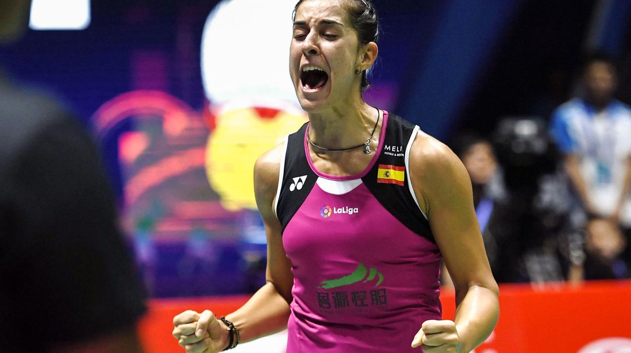 Carolina Marín, tras ganar el Abierto de China