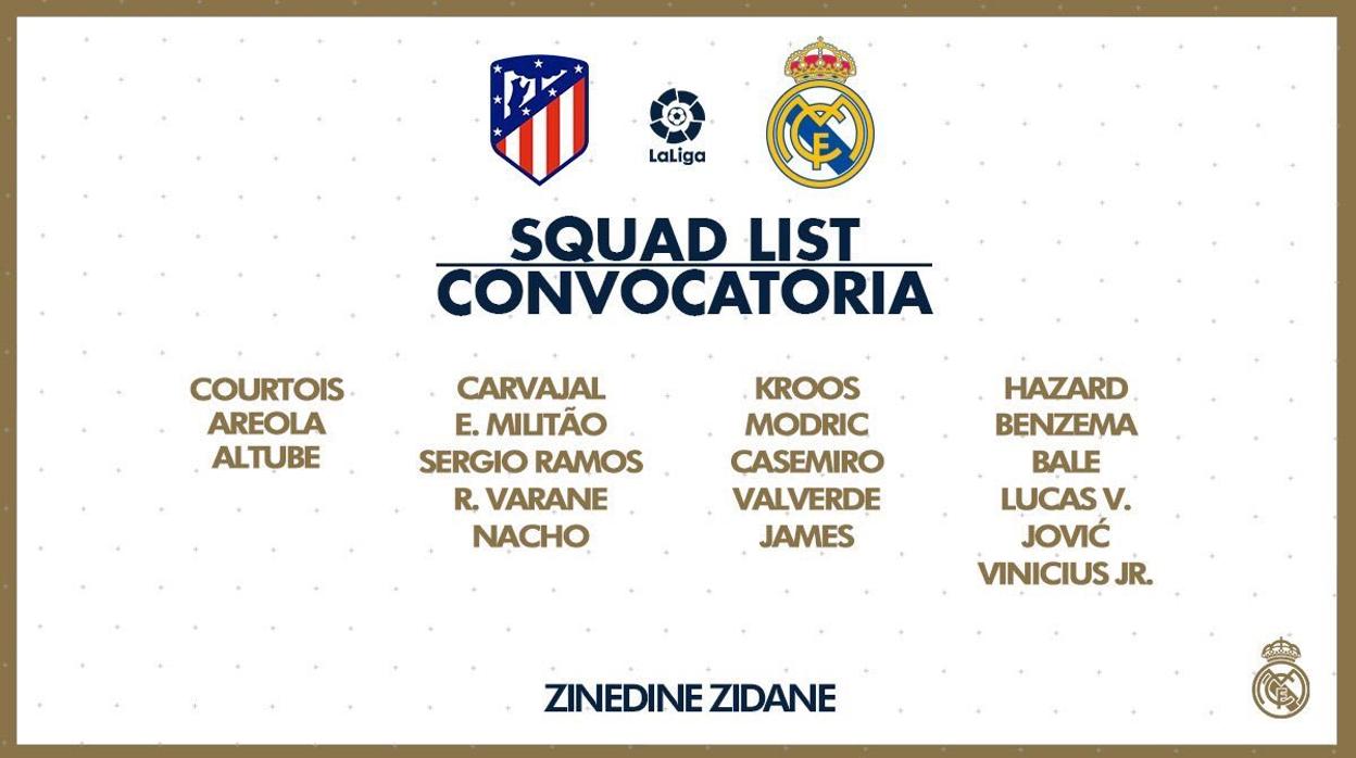 Modric regresa a la convocatoria pero no Isco ni Marcelo