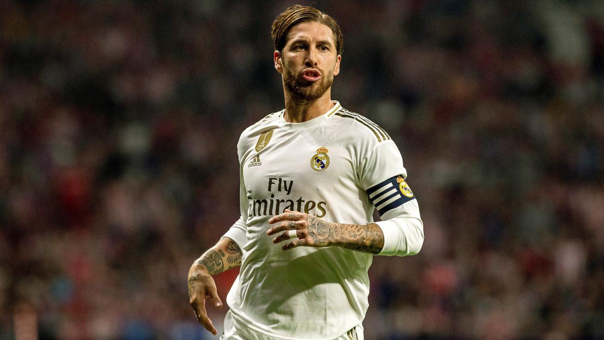 Sergio Ramos, ante el Atlético