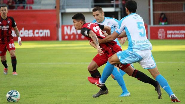 El Mirandés rescata un punto en el descuento ante un Lugo muy defensivo