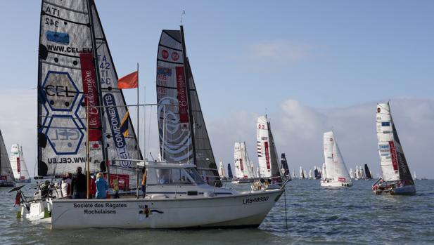 Primeras millas de la Mini-Transat La Boulangère