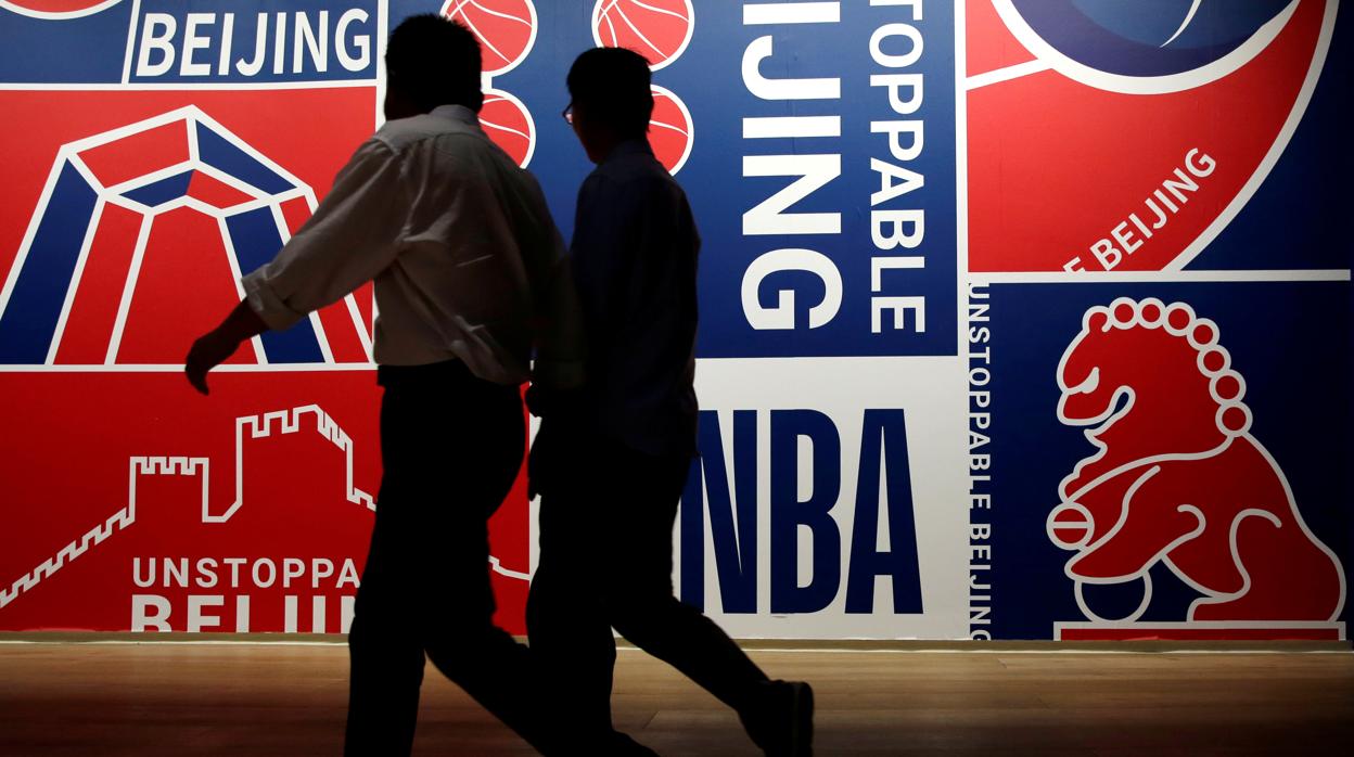 Carteles de la NBA en Pekín, China