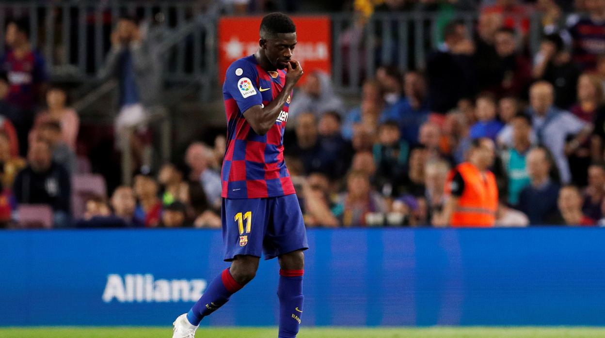 Dembélé, tras su expulsión