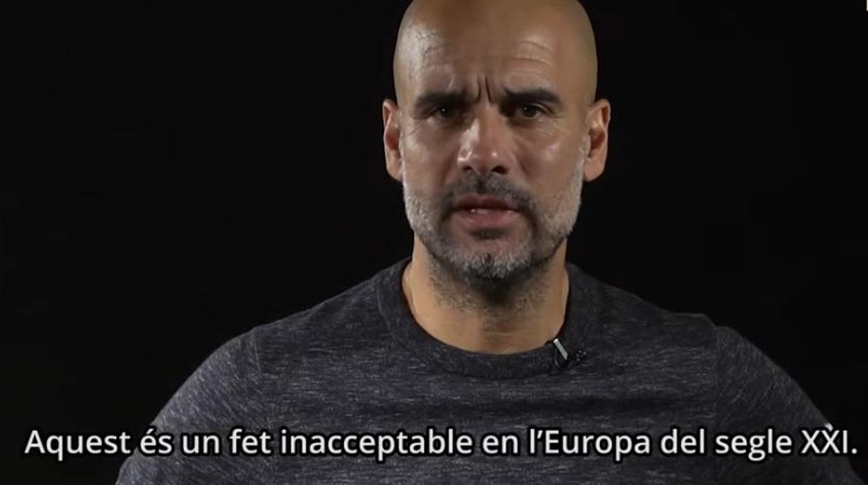 Pep Guardiola, sobre la sentencia del Supremo: «España vive una deriva autoritaria»