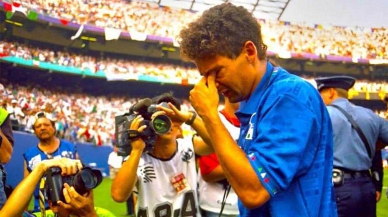 Roberto Baggio, en el Mundial de Estados Unidos 1994