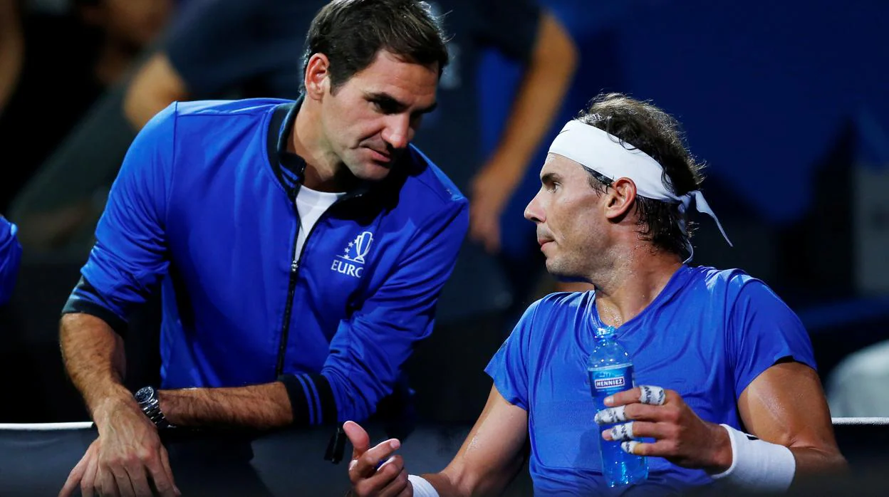 Nadal y Federer, juntos en la última Laver Cup