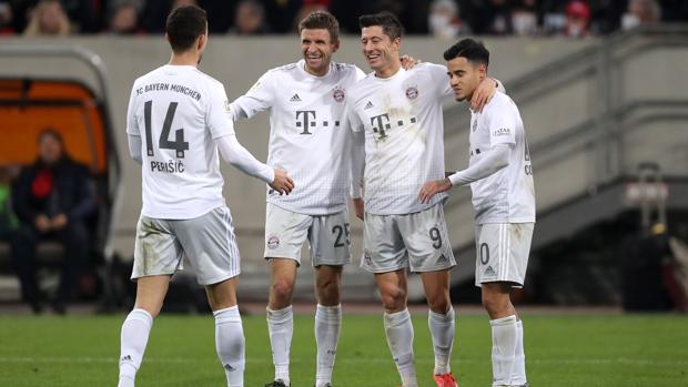 El Bayern recorta distancias con el Gladbach