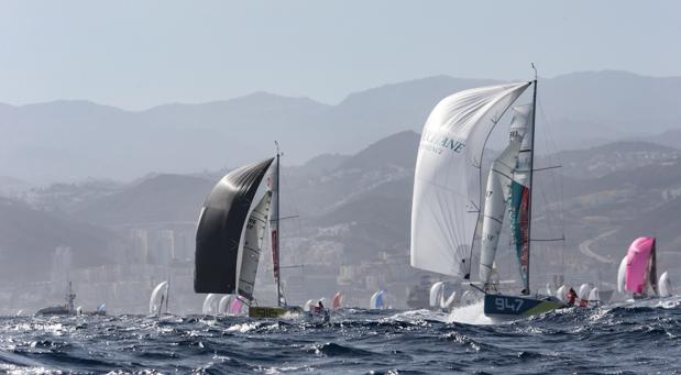 Descontando las 2.700 millas de la segunda etapa entre Las Palmas de Gran Canaria y Le Marin